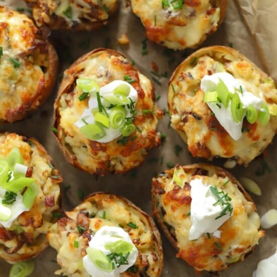 5 Potato Skin With Cheese